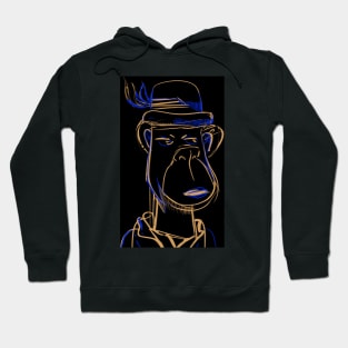 the snob ape monkey ecopop art Hoodie